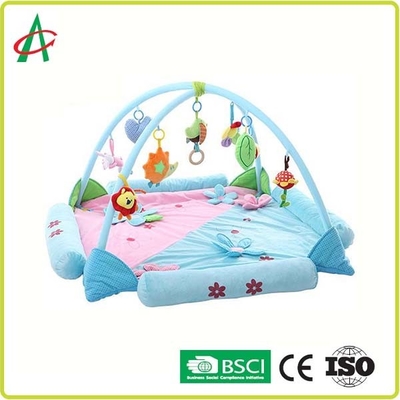 3D chocalham materiais macios não tóxicos recém-nascidos do Gym 92cmx55cm do jogo do bebê