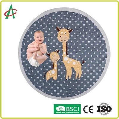 Deslize não o jogo lavável Mat Super Soft Textured Fabrics do bebê EN71