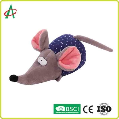 Cat And Dog Squeaky Soft indestrutível brinca o brinquedo dado forma rato do luxuoso