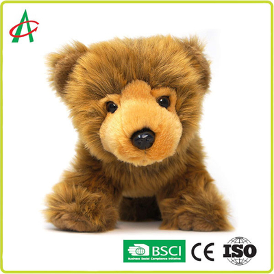 Nenhum brinquedo enchido do bebê de Brown do estilo dos Phthalates urso pardo realístico bonito