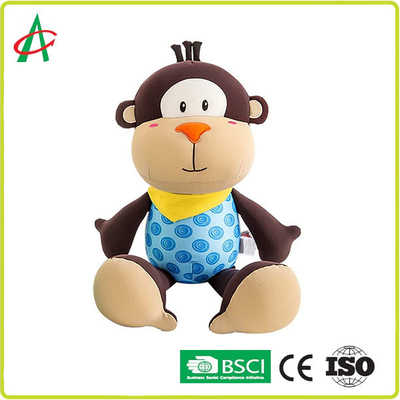 O poliestireno bonito do presente de Adorkable das crianças perla o brinquedo enchido macaco de enchimento