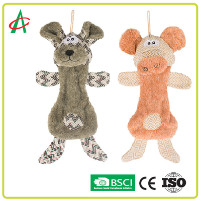 A mastigação lavável da máquina brinca brinquedos enchidos do cão com Squeaker