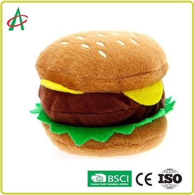luxuoso Toy Three Charming Sounds do animal de estimação do Hamburger 0.1kgs