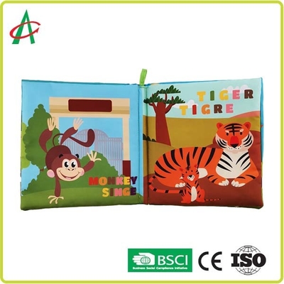 Livros EN71 macios para infantes, livro do bebê do luxuoso de 20cm