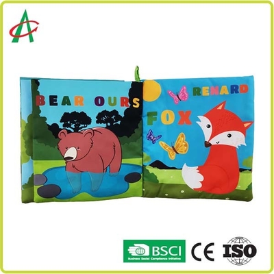Livros EN71 macios para infantes, livro do bebê do luxuoso de 20cm