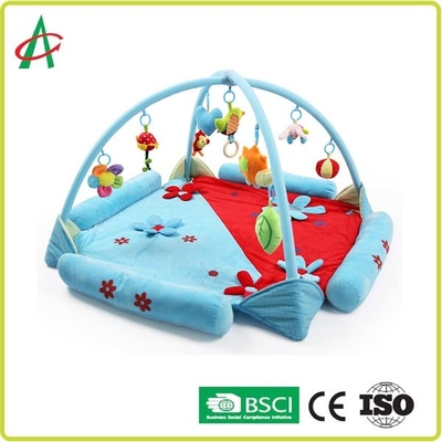 3D chocalham materiais macios não tóxicos recém-nascidos do Gym 92cmx55cm do jogo do bebê