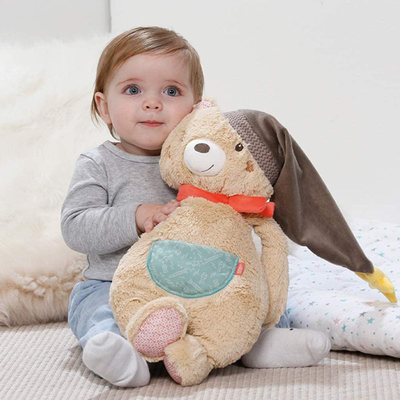 SNAS Toy Bear Bright Colors macio 44x24x13cm por 0-4 anos velho