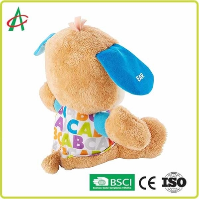 12&quot; macio super buldogue musical dos brinquedos do luxuoso para bebês