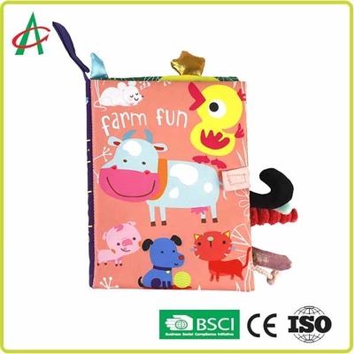 livros macios para infantes, livros de 23cm de pano ISO9001 para bebês