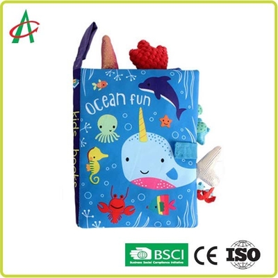 livros macios para infantes, livros de 23cm de pano ISO9001 para bebês