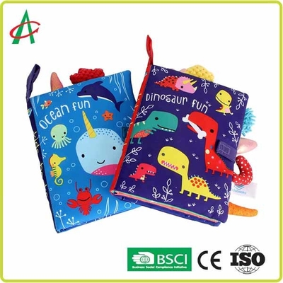 livros macios para infantes, livros de 23cm de pano ISO9001 para bebês