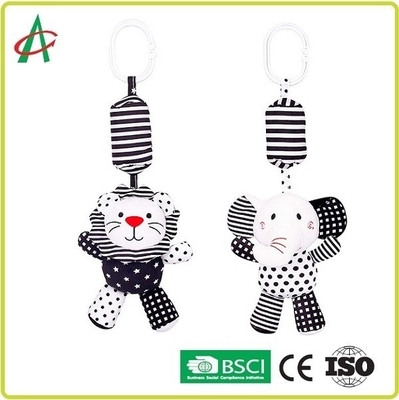 Brinquedos de suspensão do chocalho do bebê de 19CM, brinquedos do carrinho de criança do OEM para o bebê