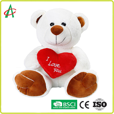 Material macio super de 100 cofres fortes do coração de Angelber 33cm Teddy Bear Hugging A