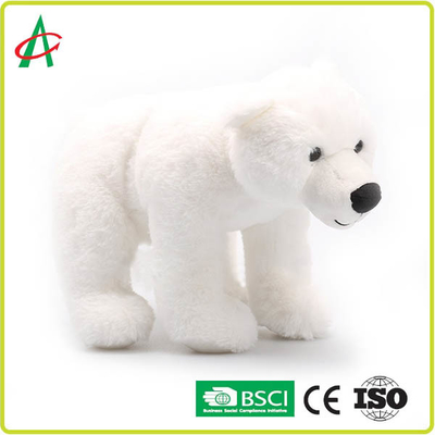 12 polegadas afagam brinquedos enchidos, bicho de pelúcia do urso polar de SNAS