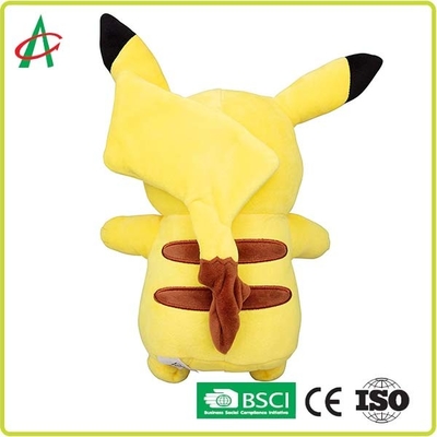 12" bordado do bicho de pelúcia de Pikachu com handcraft