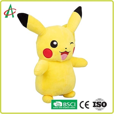 12" bordado do bicho de pelúcia de Pikachu com handcraft