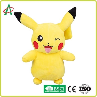 12" bordado do bicho de pelúcia de Pikachu com handcraft