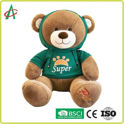 Hoodie de Teddy Bear Reinforced Stitching With do luxuoso do CE 30cm