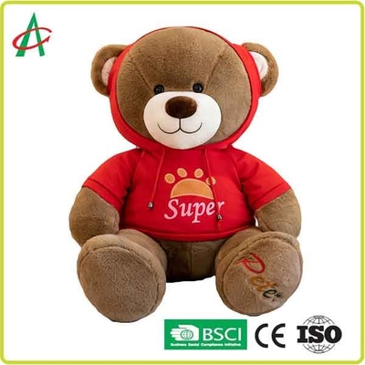 Hoodie de Teddy Bear Reinforced Stitching With do luxuoso do CE 30cm