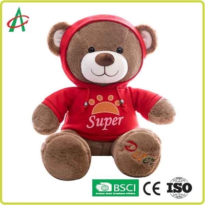 Hoodie de Teddy Bear Reinforced Stitching With do luxuoso do CE 30cm