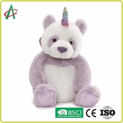 9" Panda Unicorn Stuffed Animal peluches com padrão das asas EN71