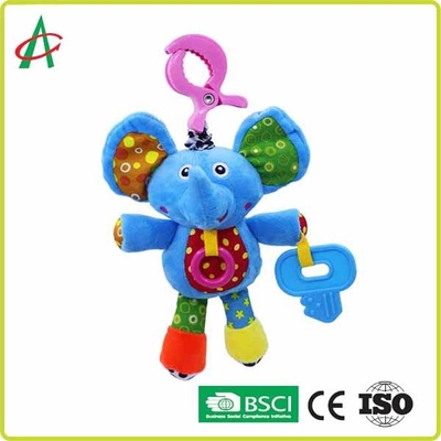 Chocalho do luxuoso do bebê do leão 15cm com mastigação de Teethers