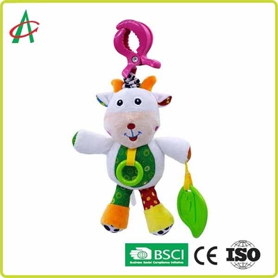 Chocalho do luxuoso do bebê do leão 15cm com mastigação de Teethers