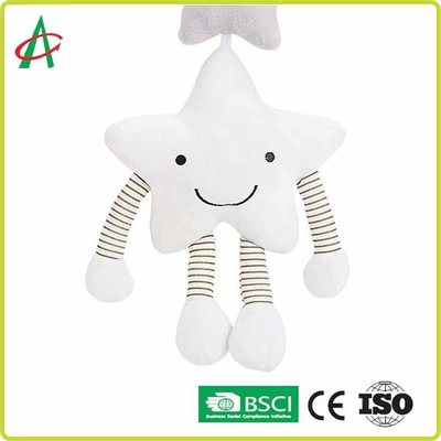 O chocalho de suspensão da forma da estrela brinca 38.5cm com sorriso Emoji