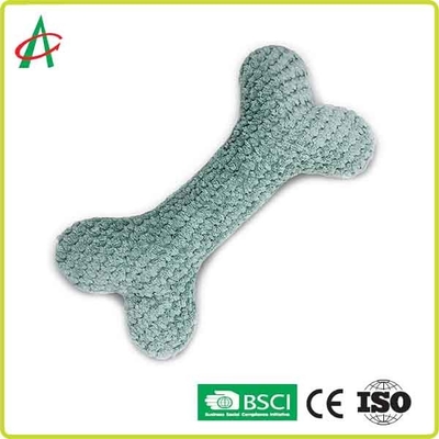 Luxuoso Toy Bone Shaped do animal de estimação ISO9001 15cm*5.5cm com Squeaker