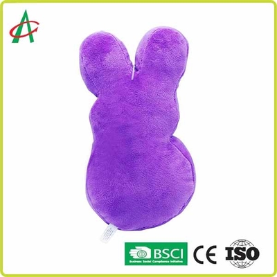 A fábrica de BSCI fez o brinquedo interativo indestrutível 4" 6" 12" do animal de estimação amarelo roxo