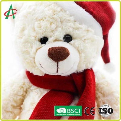Luxuoso Huggable Teddy Bear With Christmas Cap de 25cm