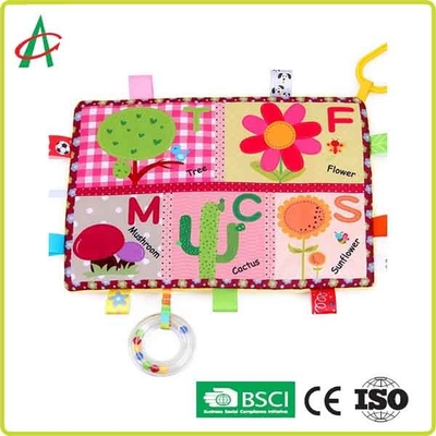 Fruto ultra macio do luxuoso do brinquedo do cobertor do bebê de BSCI 29.7x21cm e impressão animal