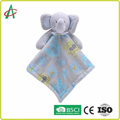 Cobertura recém-nascida macia de Teddy Blanket Comforter Elephant Comfort do bebê