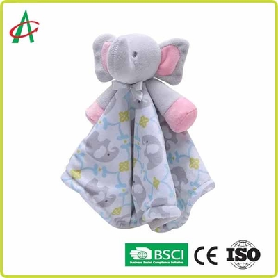 Cobertura recém-nascida macia de Teddy Blanket Comforter Elephant Comfort do bebê