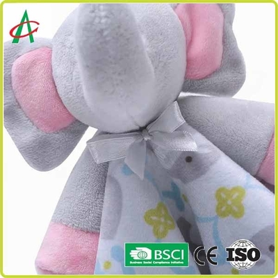 Cobertura recém-nascida macia de Teddy Blanket Comforter Elephant Comfort do bebê