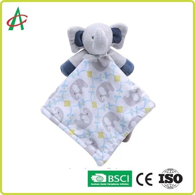 Cobertura recém-nascida macia de Teddy Blanket Comforter Elephant Comfort do bebê