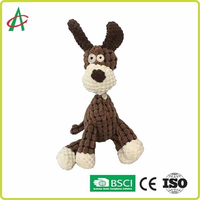 Animal de estimação durável Toy Donkey Plush Pet Toys sibilante interativo para o cachorrinho e cães médios