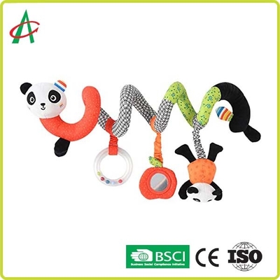 O bebê Panda Plush Spiral Toy With de BSCI espelha personalizado