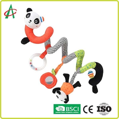 O bebê Panda Plush Spiral Toy With de BSCI espelha personalizado