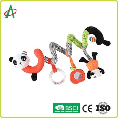 O bebê Panda Plush Spiral Toy With de BSCI espelha personalizado