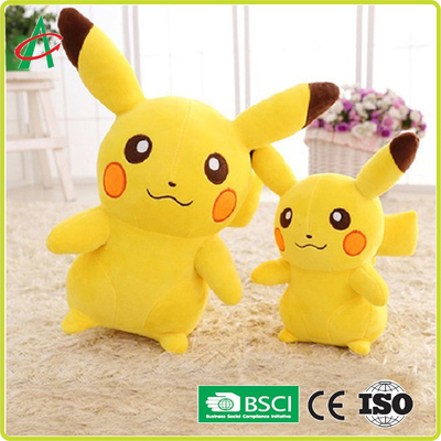 Boneca animal do descanso do kabi bonito do brinquedo do luxuoso da boneca de Pikachu dos desenhos animados