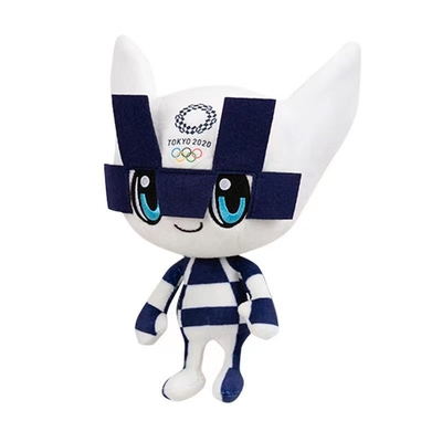 Tóquio lavável de ASTM 2021 brinquedos olímpicos do luxuoso da mascote