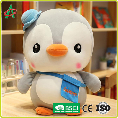 os animais bonitos CPSIA dos brinquedos do luxuoso do pinguim do bebê de 15in aprovaram