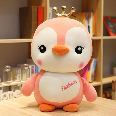 os animais bonitos CPSIA dos brinquedos do luxuoso do pinguim do bebê de 15in aprovaram