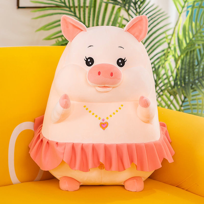 Luxuoso 20in bonito lavável Toy Pillows For Girls do porco do OEM