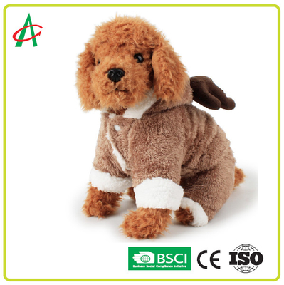 O animal de estimação do luxuoso do tema do Natal de BSCI veste-se com prendedor instantâneo