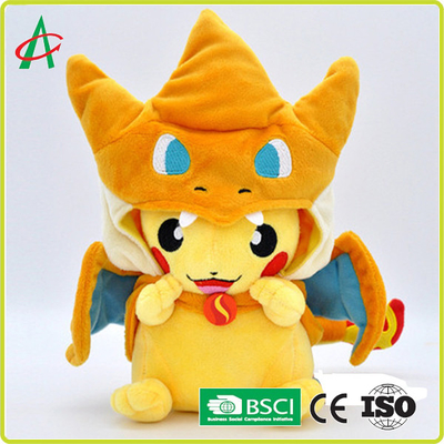 Bonecos de ação enchidos de CPSIA PP algodão macio super Pikachu