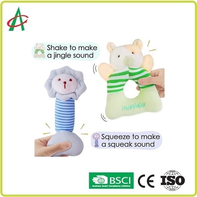 Os brinquedos Huggable do chocalho do luxuoso de ASTM com algodão dos PP encheram-se