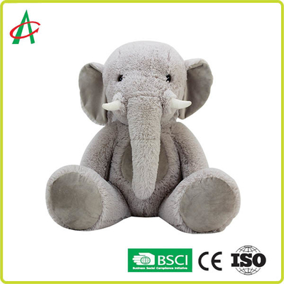 OEM do brinquedo de 30cm Grey Cuddly Stuffed Elephant Plush aceitável