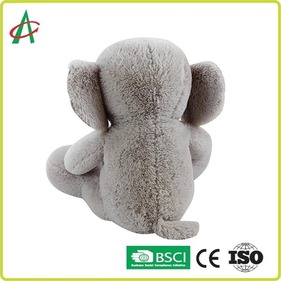 OEM do brinquedo de 30cm Grey Cuddly Stuffed Elephant Plush aceitável
